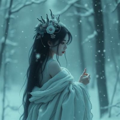 “Yuki-onna” -  A Haunting Tale of Winter's Embrace and Unrequited Love!