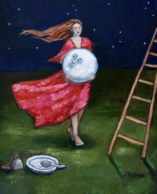  The Girl Who Stole the Moon - A Folktale About Ambition, Greed, and Celestial Shenanigans!